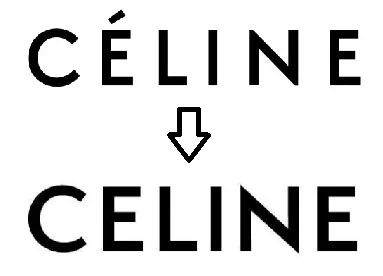 CELINEのロゴ変更で、ちょっとだけ仕様変更もありましたというお話